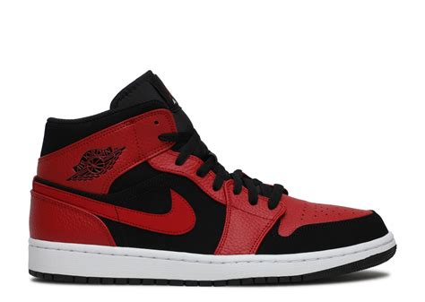 Jordan 1 Mid 'Bred' - Air Jordan - 554724 054 - black/gym red-white ...