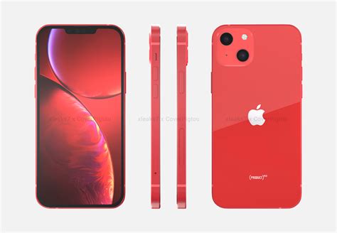 iPhone 13 Product Red edition appears in high quality renders