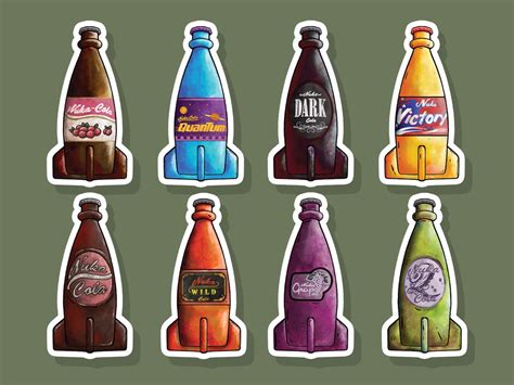 Fallout Nuka Cola Stickers - Etsy