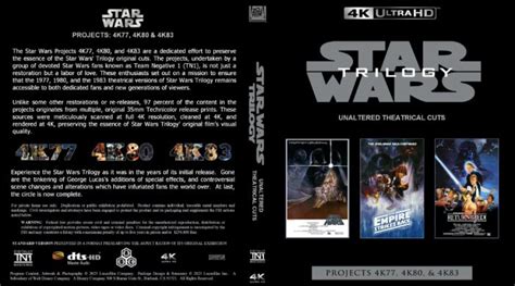 Star Wars Original Trilogy Custom 4K UHD Cover - DVDcover.Com