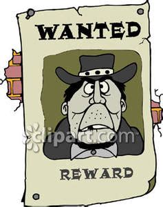 10+ Wanted Poster Clip Art - Preview : Wanted Poster Bla | HDClipartAll