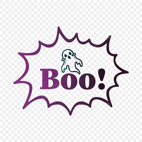 Boo Ghost Clipart Transparent PNG Hd, Boo Word And Halloween Ghost ...