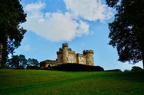 Castle on the Hill stock image. Image of cholmondeley - 275385773