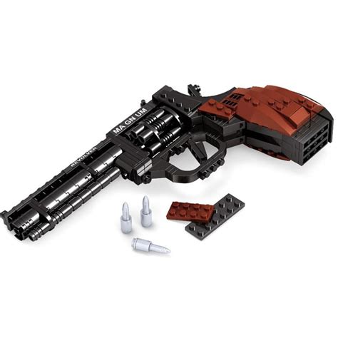 Lego Militory Toy Compatible Policeman SWAT Revolver Pistol Hand Gun