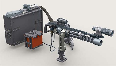 M134D Minigun Basic Set #1 w/4,000rd Ammo Box | HLJ.com