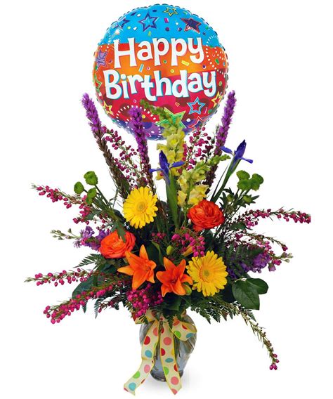 Birthday Flowers & Balloon | Indianapolis Birthday Flower Delivery