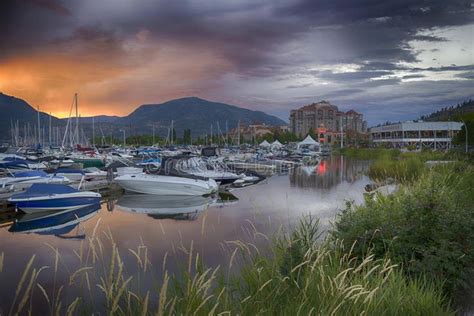 Kelowna Marina. Yacht club downtown kelowna by the Okanagan Lake at sunset , #AFF, #Yacht, #club ...