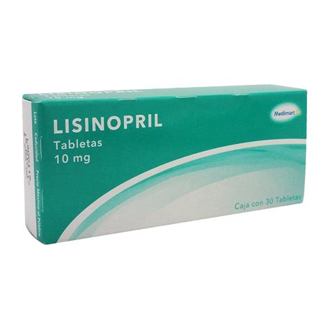 Lisinopril Medimart 10 mg 30 tabletas | Walmart