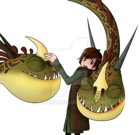 Hiccup and Barf and Belch ( the twins dragon) | How to train your ...