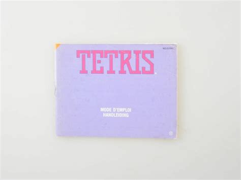 Tetris - Manual ⭐ Nintendo [NES] Manual - RetroNintendoStore.com