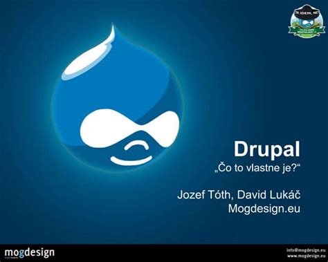 Drupal 8 logo design concepts