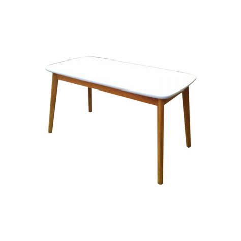 Modern White Top Table - Wooden Works Jepara - Modern Furniture