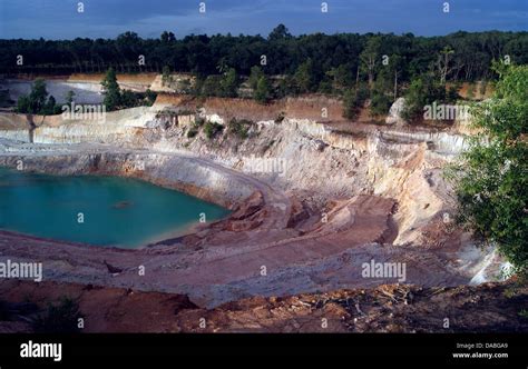 Clay mining environmental issues kerala hi-res stock photography and ...