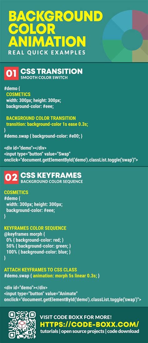 How To Animate Background Color With Pure CSS #tutorial #HTML #CSS #coding Css Examples, Html ...