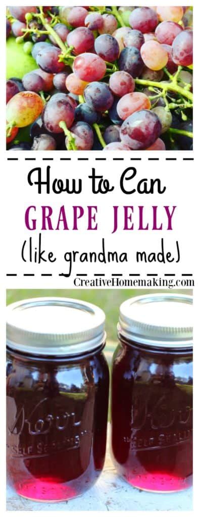 Grape Jelly Canning Recipe: Easy and Delicious - Creative Homemaking