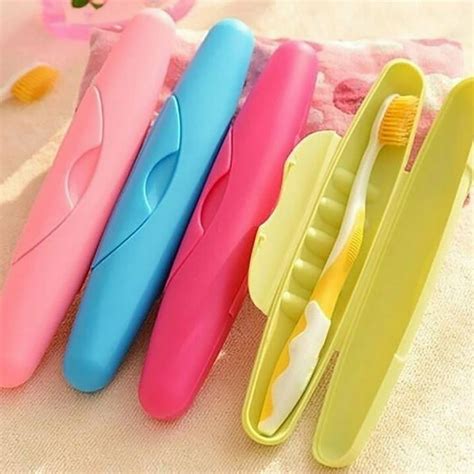 Yesbay Portable Toothbrush Case Box Plastic Travel Tooth Brush Cover ...