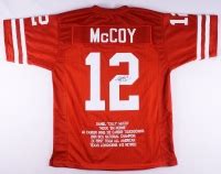 Colt McCoy Signed Texas Career Highlight Stat Jersey (JSA COA) | Pristine Auction