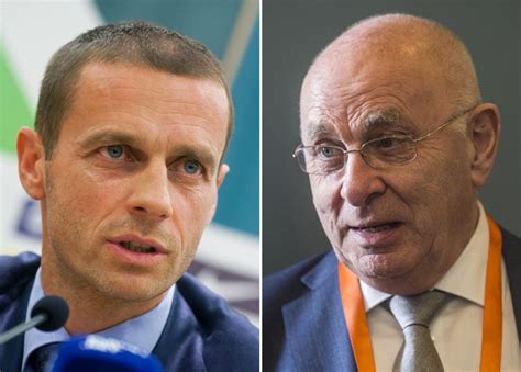 Čeferin pushes further ahead of Van Praag in race for UEFA Presidency as Congress prepares for ...