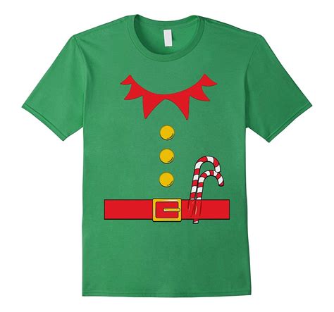 Santa Elf Costume Holiday Christmas Shirt for Kids & Adults | Christmas shirts for kids, Mens ...