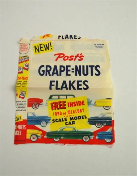 Vintage Cereal Box FOR SALE! - PicClick