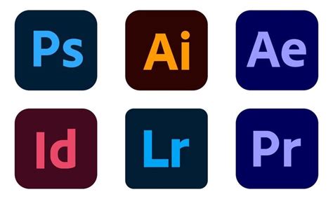 Download Set of popular Adobe apps icons in 2023 | Adobe apps, Icon, App