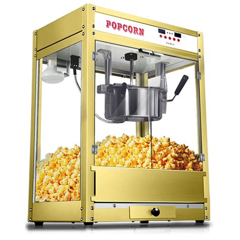 Commercial Popcorn Machine Automatic Spherical & Butterfly Popcorn ...