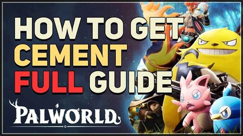 How to get Cement Palworld - YouTube