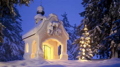 Winter Church Wallpapers - Top Free Winter Church Backgrounds ...