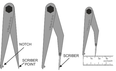 Diagram Of Odd Leg Caliper - Draw Easy