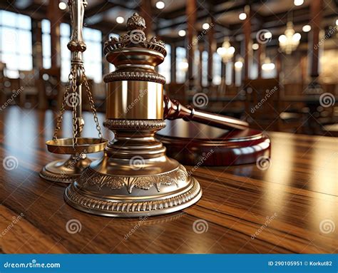 Wooden judge gavel stock illustration. Illustration of court - 290105951