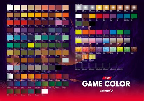 Games Work Paint Color Chart - Infoupdate.org