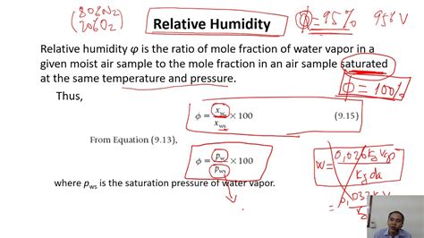 Drying 3. Humidity ratio (absolute humidity) vs relative humidity| Moist air properties - YouTube