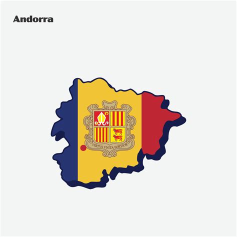 Andorra Country Nation Flag Map Infographic 19614496 Vector Art at Vecteezy