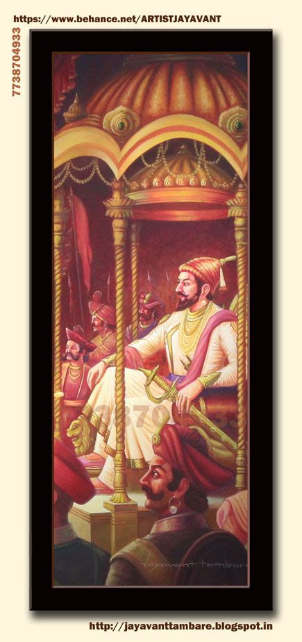 Chhatrapati Shivaji Maharaj Rajyabhishek Painting :: Behance