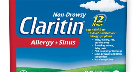 Claritin® Allergy + Sinus - 12HR | Claritin Canada