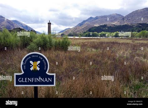 Glenfinnan monument Highlands Scotland UK Stock Photo - Alamy