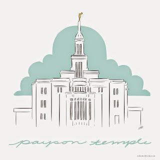 Payson temple downloadable clip art – Artofit