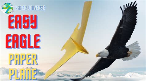 How to Make Easy Eagle Paper Airplane / Tips for Making Paper Planes ...