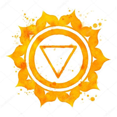 Manipura chakra symbol. — Stock Photo © Sonya_illustration #83760592