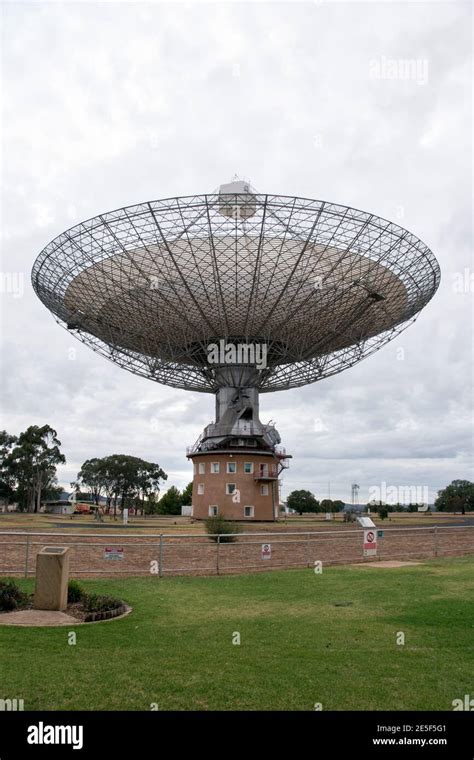 The Parkes Observatory, a radio telescope observatory near Parkes, New South Wales, Australia ...