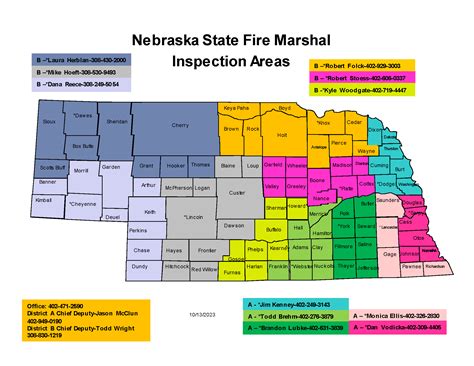 Maps | Nebraska State Fire Marshal