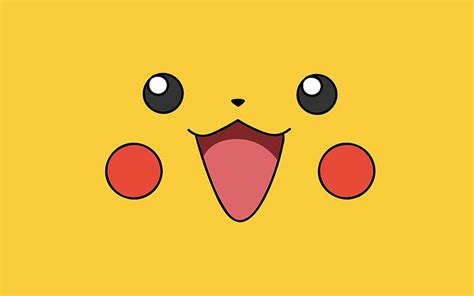 Pikachu Pokemon Cute Face Creative Cartoon, pokemon cartoon HD ...