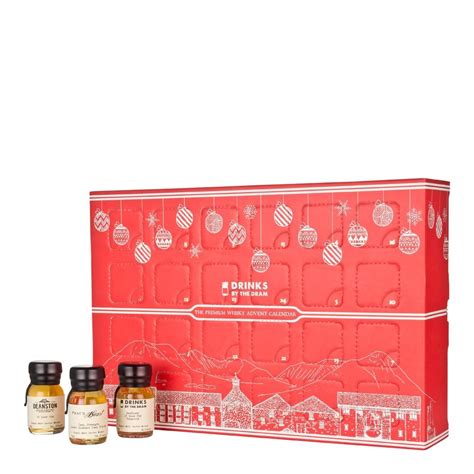 Premium Whisky Advent Calendar - Red - Gift Ideas from The Whisky World UK