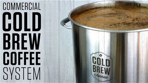 100% Reusable Stainless Steel Commercial Cold Brew Coffee System - YouTube