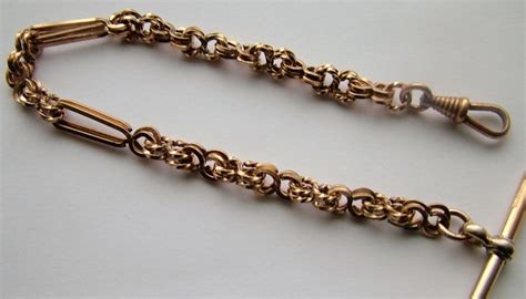 Vintage Rolled Gold Pocket Watch Chain