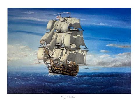 Art Print HMS Victory Ship | Historic Ship Print