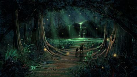 Enchanted Forest Backgrounds - Wallpaper Cave