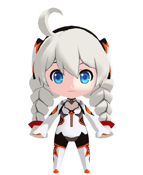 Kiana Kaslana - White Comet Chibi (HoYoverse) | MikuMikuDance Wiki | Fandom