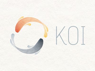 Finalised Koi logo by Patrick Jones on Dribbble