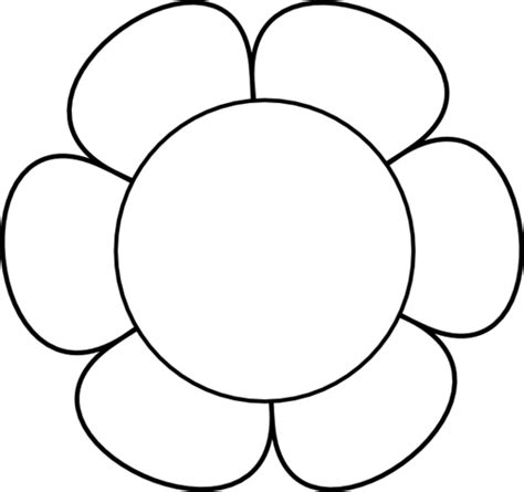 Outline of a flower clipart - ClipArt Best - ClipArt Best